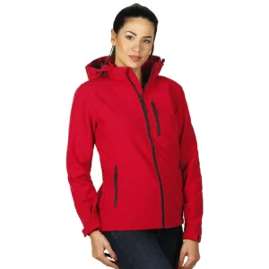 Softshell ženska jakna vodootporna Urban RST crvena